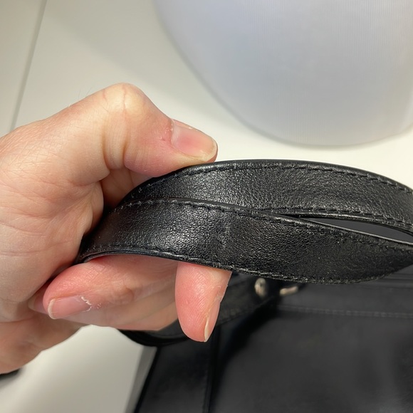 DEREK ALEXANDER Black leather crossbody bag - Picture 9 of 16